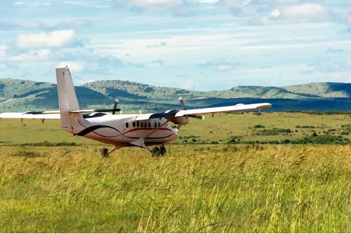 Flugzeug Serengeti
