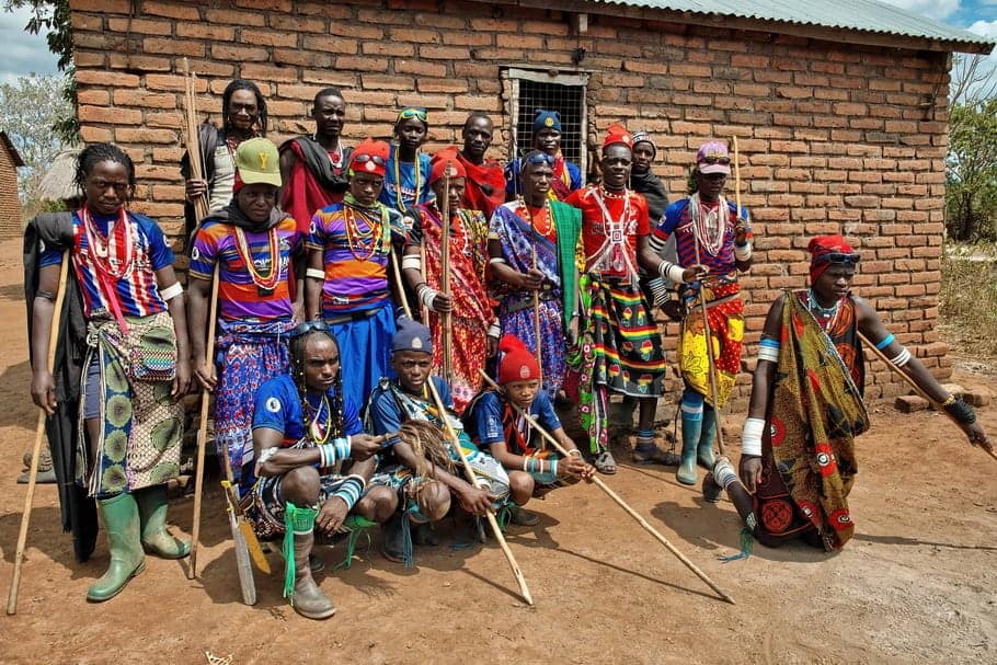 Einheimischer Stamm Tansania