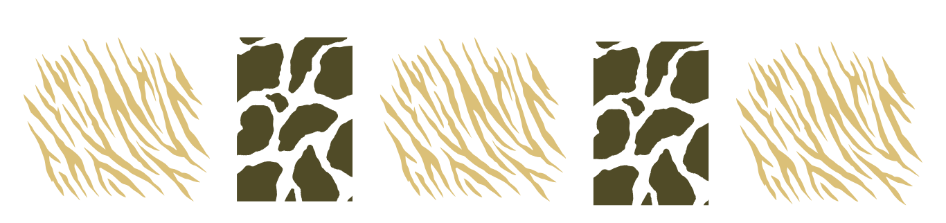 Zebra und Giraffe Muster